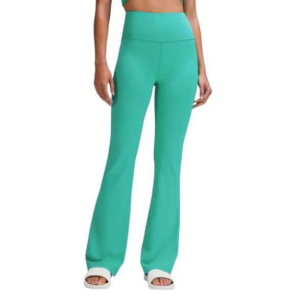 Lululemon Groove Super-High-Rise Flared Pant *Nulu Kelly Green - Picture 1 of 10